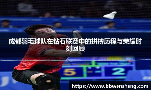 成都羽毛球队在钻石联赛中的拼搏历程与荣耀时刻回顾